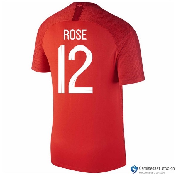 Camiseta Seleccion Inglaterra Segunda equipo Rose 2018 Rojo